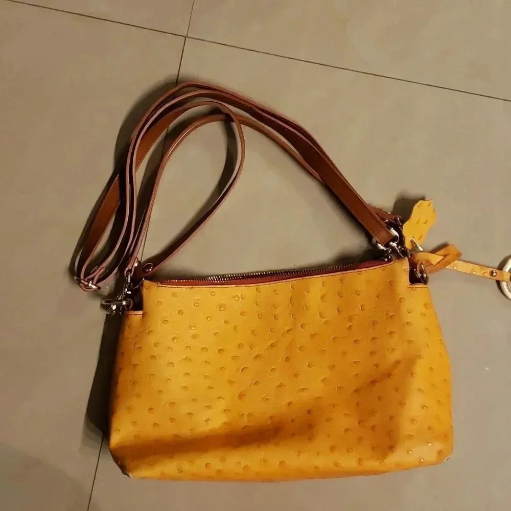 Valentina made in Italy leather shoulder bag - Picture 2 of 7